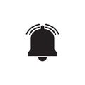 Notification bell icon vector illustration Royalty Free Stock Photo
