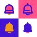 notification icon filled outline full color