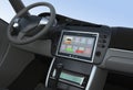 Notification of incoming call for smart car console