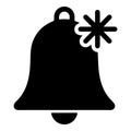Notificationbelliconwithasterisksymbolforalertsandreminders Royalty Free Stock Photo
