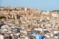 Noto baroque city panoramic view, Sicily, Italy Royalty Free Stock Photo