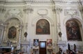 Noto Ã¢â¬â Interno della chiesa di San Francesco Royalty Free Stock Photo