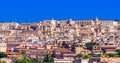 Noto, Sicily island, Italy: Panoramic view of the Noto baroque town in Sicily, southern Italy Royalty Free Stock Photo