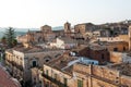 Noto, Sicily, Italy - old buildings panoramic view Royalty Free Stock Photo