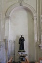 Noto Ã¢â¬â Statua di San Francesco nella chiesa di San Francesco