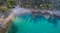 Notos beach. Thassos island, Greece