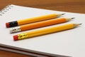 Notpad and pencils