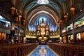 Notre-Dame Basilica in Montreal Royalty Free Stock Photo