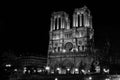 Notre Dame in Black and White