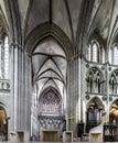 Notre Dame Cathedral of Bayeux Interior Royalty Free Stock Photo