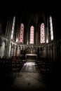 Notre Dame Cathedral of Bayeux Interior Royalty Free Stock Photo