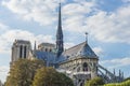 Notre-Dame Cathedral in Paris Royalty Free Stock Photo