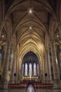 Notre-Dame Cathedral, Luxembourg, inside Royalty Free Stock Photo