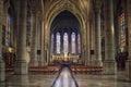 Notre-Dame Cathedral, Luxembourg, inside Royalty Free Stock Photo