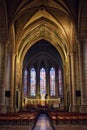 Notre-Dame Cathedral, Luxembourg, inside Royalty Free Stock Photo