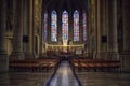 Notre-Dame Cathedral, Luxembourg, inside Royalty Free Stock Photo