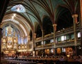 Notre Dame Cathedral in Montreal Canada