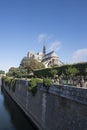 Notre Dame cathedral, Paris along the river Seine.