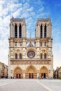 Notre Dame Cathedral - Paris Royalty Free Stock Photo