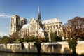Notre Dame cathedral Paris Royalty Free Stock Photo