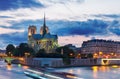 Notre Dame cathedral, Paris France Royalty Free Stock Photo