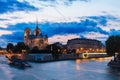 Notre Dame cathedral, Paris France Royalty Free Stock Photo