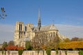 Notre Dame cathedral, Paris, France Royalty Free Stock Photo