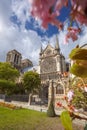 Notre Dame cathedral in spring time, Paris, France Royalty Free Stock Photo