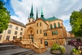 Notre-Dame Cathedral view in Luxembourg