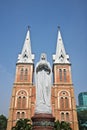 Notre dame church Ho Chi Minh Royalty Free Stock Photo