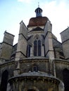 Collegiate Church Notre-Dame or Basilica of Our Lady. Beaune, France Royalty Free Stock Photo