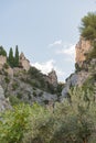 The Notre Dame de Beauvoir chapel in Moustiers Sainte Marie, in the French Provence on the edge of the Alps Royalty Free Stock Photo