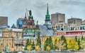 Notre Dame de Bon Secours Chapel in Montreal, Canada Royalty Free Stock Photo