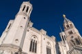 Notre Dame de Fourviere Basilica on Fourviere Hill in Lyon, France Royalty Free Stock Photo
