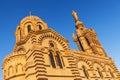 Notre-Dame de la Garde Basilica in Marseille Royalty Free Stock Photo