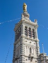 Notre-Dame de la Garde , a Catholic basilica and pilgrimage site in Marseille Royalty Free Stock Photo