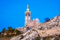 Notre Dame de la Garde, Marseille, France. Royalty Free Stock Photo