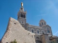 Notre dame de la guarde catholic basilic in marseilles, france