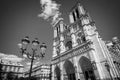 Notre Dame de Paris black and white, France