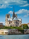 Notre Dame de Paris carhedral Royalty Free Stock Photo