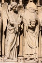 Notre Dame de Paris Cathedral: Architectural details. Paris, France