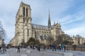 Notre Dame de Paris Cathedral Royalty Free Stock Photo