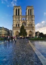 Notre Dame de Paris cathedral, France. Great perspective.