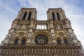 Notre Dame de Paris cathedral of Gothic architecture,France.