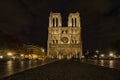 Notre Dame de Paris Cathedral Royalty Free Stock Photo