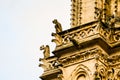 Notre Dame de paris Church cathedral, Photo image a Beautiful panoramic view of Paris Metropolitan City Royalty Free Stock Photo