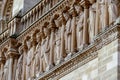 Notre Dame de paris Church cathedral, Photo image a Beautiful panoramic view of Paris Metropolitan City Royalty Free Stock Photo