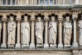 Notre Dame de paris Church cathedral, Photo image a Beautiful panoramic view of Paris Metropolitan City Royalty Free Stock Photo