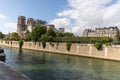 Notre Dame de Paris, France after the fire Royalty Free Stock Photo