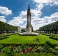 Notre Dame de Paris Garden on Cite Island, Paris